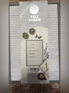 Core Home Felt Letter Board